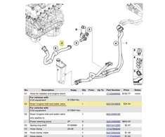 BMW šildytuvo žarnos valdymo vožtuvas į variklio įleidimo angą 64213416609 Originalus