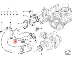 BMW Šlaunis 1 E87 3 E46 3 E90 Originalus 13717787863