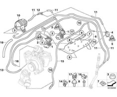 BMW Spaudos Konvertuvas E81 E87 E88 E90 F20 F30 11658509323 Originalus