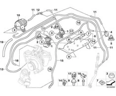 BMW Spaudos Konvertuvas E81 E87 E88 E90 F20 F30 11658509323 Originalus