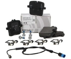 BMW X5 G05 X5M F95 X6M F96 X7 G07 M50i Galiniai stabdžių trinkelės originalios 34216885187