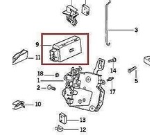 Bmw Stellantrieb E36 E34 Z3 67118353012 Originalus