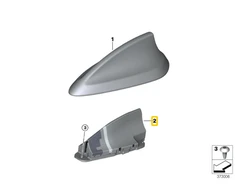 Bmw Stogų Antena 6 G32 Gt X1 F48 X3 G01 Originalus 65208794263