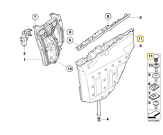 BMW Stopfen 3 E93 4 F32 F82 M4 Originalus 51357019030