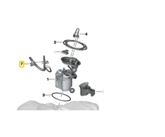 BMW Sucking jet pump Originalus 16118485076 5' G30 (07/2018 — 12/2019) 8' G14 (10/2017 — 12/2019) 8' G15 (10/2017 — 12/2019) 8' G16 Gran Coupé (05/2018 — 12/2019)