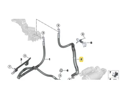 BMW Šuolio Kabeliai G30 G11 G12 G14 G15 Originalus 12427934421