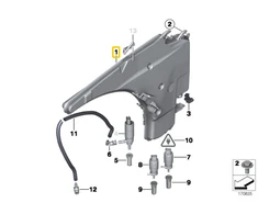 BMW Švarstyklės Indas E81 E87 E91 X1 Originalus 61677238667