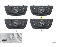 BMW Šviesos Valdymo Blokas G11 G12 2014-2019 Originalus 61319472978