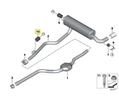 Bmw Svirpes Absorbuotojas F20 F21 G30 G31 Originalus 18307607696