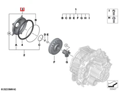 BMW Svorio Dangos Montavimo Rinkinys Originalus 28005A43613