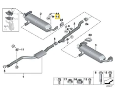 BMW Švyravimo Palaikymas G30 G31 G32 G11 G12 G14 G15 G16 X3 G01 X4 G02 Z4 G29 Originalus 18308635587