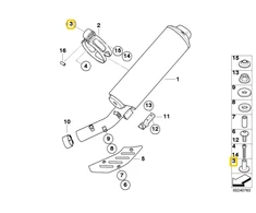 Bmw Tarpinis 18127673764 Originalus