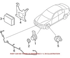BMW Ultrasonic Sensor Tanzanite Mėlyna F20 F21 F22 F30 F32 Originalus 66209484253