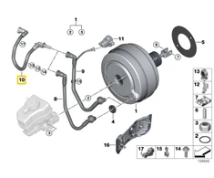 Bmw Vakuumas Vamzdis E81 E87 E90 E92 Originalus 11667599961