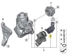 BMW Valvos Tiekimo Valdymas F20 F21 F22 F30 F31 F32 F33 F34 F36 G30 G31 13518574787 Originalus
