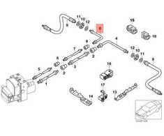 BMW Vamzdis 7 E65 E66 E67 2000 2008 Originalus 34326772610