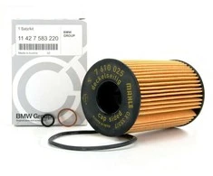 BMW variklio alyvos filtro rinkinys F01 750i F02 F10 550i OEM 11427583220 Originalus