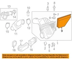 Bmw Variklio Oro Filtro Įdėklas F10 F11 X1 E84 Originalus 13717582908