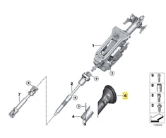 BMW Važiuoklio Ašies Apmautas X5 E70 X6 E71 Originalus 32306854953