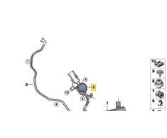 BMW Ventilation line w/leak diagnosis module Originalus 16137440377 8' G14 (10/2017 — 12/2019) 8' F91 M8 (12/2017 — 12/2019) 8' G15 (10/2017 — 12/2019) 8' F92 M8 (11/2017 — 12/2019) 8' G16 Gran Coupé (05/2018 — 12/2019) 8' F93 M8 (10/2018 — 12/2019)