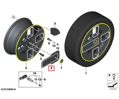 Bmw Vidurinis Viršas Mini F56 Bev 11 2018 Originalus 36136889174