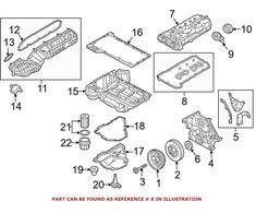 BMW vožtuvo dangtelio tarpiklių rinkinys 11128636546 Originalus