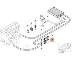BMW Wasserventil Mit Zusatzwasserp 3 E46 X3 E83 Z3 E36 Originalus 64118369807
