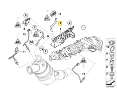 Bmw X1 E84 Šlaunies Vamzdis Originalus 13627811925
