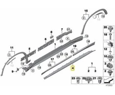 Bmw X1 F48 Dešinės Pusės Apsauginės Plokštės Dėklas Originalus 51777379994