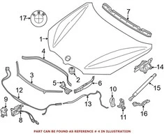 Bmw X1 F48 Galinio Variklio Gaubto Sandarinimas Originalus 51767329397