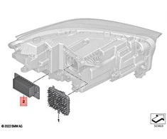 Bmw X1 M35i Xdrive Kairysis Silumos Isklaidytuvas Originalus 63115A64447