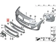 BMW X2 F39 Priekinis Tralės Mazgas Originalus 51118089905