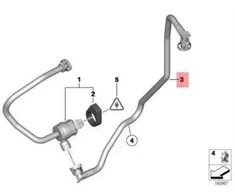Bmw X3 F25 Kuro Bako Ventiliacijos Žarna Originalus 13907636140