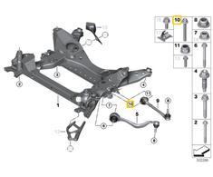 BMW X3 G01 X4 G02 Daugiafunkcis Bultas ASA Originalus 07146881460
