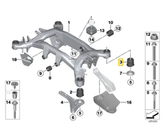 Bmw X3 G01 X4 G02 Galinio Gumos Mazgo 33306868509