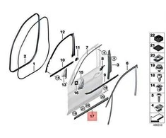 Bmw X3 G01 X4 G02 Priekinis Kairys Durų Aparatas Originalus 51138499209