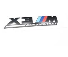 BMW X3 M F97 Konkurencija Galinė bagažinės emblema su užrašu 51148077609 Originali
