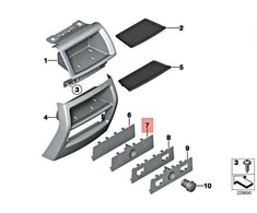 BMW X3 X4 M F25 F26 X3 18d 18i 20dX 20i 20iX Dangtis galinis 51169200883 Originali