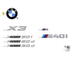 BMW X3 X5 X6 Emblema Originalus 51147499154