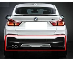 BMW X4 F26 Galinis Apatinis Primintas Panelės Stiklas Originalus 51128066702