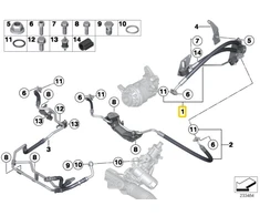 BMW X5 E70 LCI Plėtimo Šlaunis Adaptive Drive 1 Sezonas Originalus 32416854142