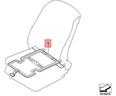 Bmw X5 E70 X6 E71 Priekinis Sėdimo Sensorius Originalus 65779171318
