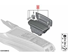 Bmw X5 F15 X6 F16 Kilimėlis Originalus 51166836491