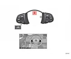 BMW X5 F15 X6 F16 Multifunkcinis Vairo Suktukas Sport Originalus 61319273657