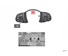 BMW X5 F15 X6 F16 Multifunkcinis Vairo Suktukas Sport Originalus 61319273657