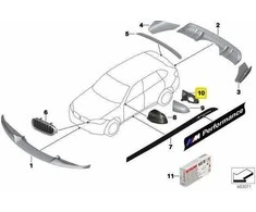 Bmw X5 F15 X6 F16 Originalus 51168060320