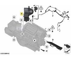 BMW X5 F15 X6 F16 Variklio Ventiliatorius Originalus 64119291177