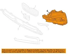 Bmw X5 G05 Dešinės Pusės Uždarytas Grilis Originalus 51117449688