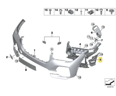 Bmw X5 G05 Kairės Šoninės Užuolaidos Originalus 51117421873