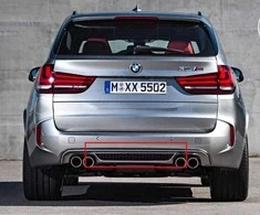 Bmw X5 X6 M Grillas Priekinio Bumperio Originalus 51128060000